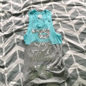 Sparkly “Pink” tank top